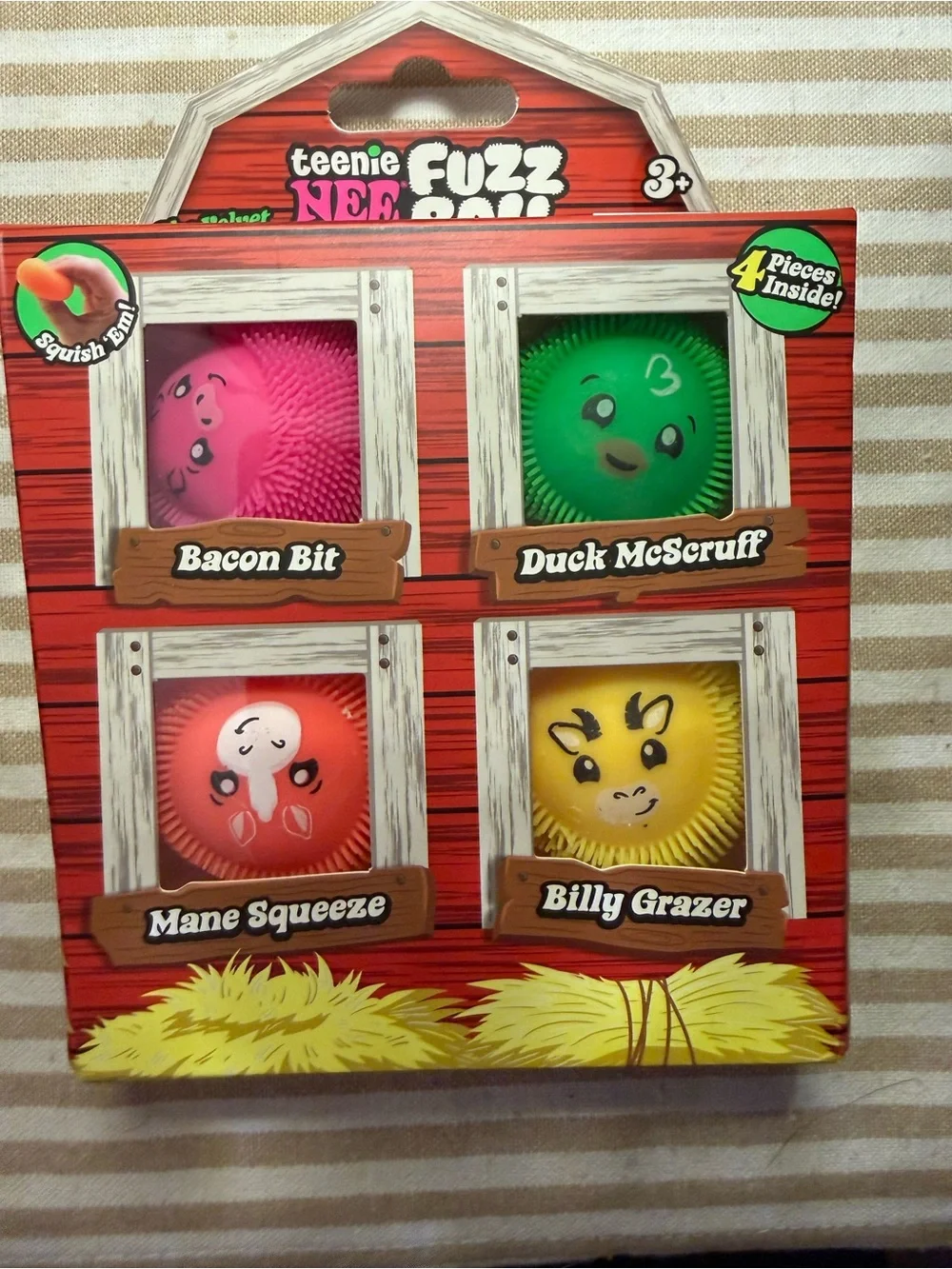 Needoh Teenie Fuzzball Farmyard